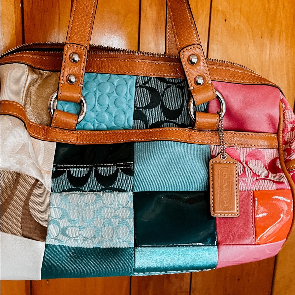 Coach Multi Color Bag Gem